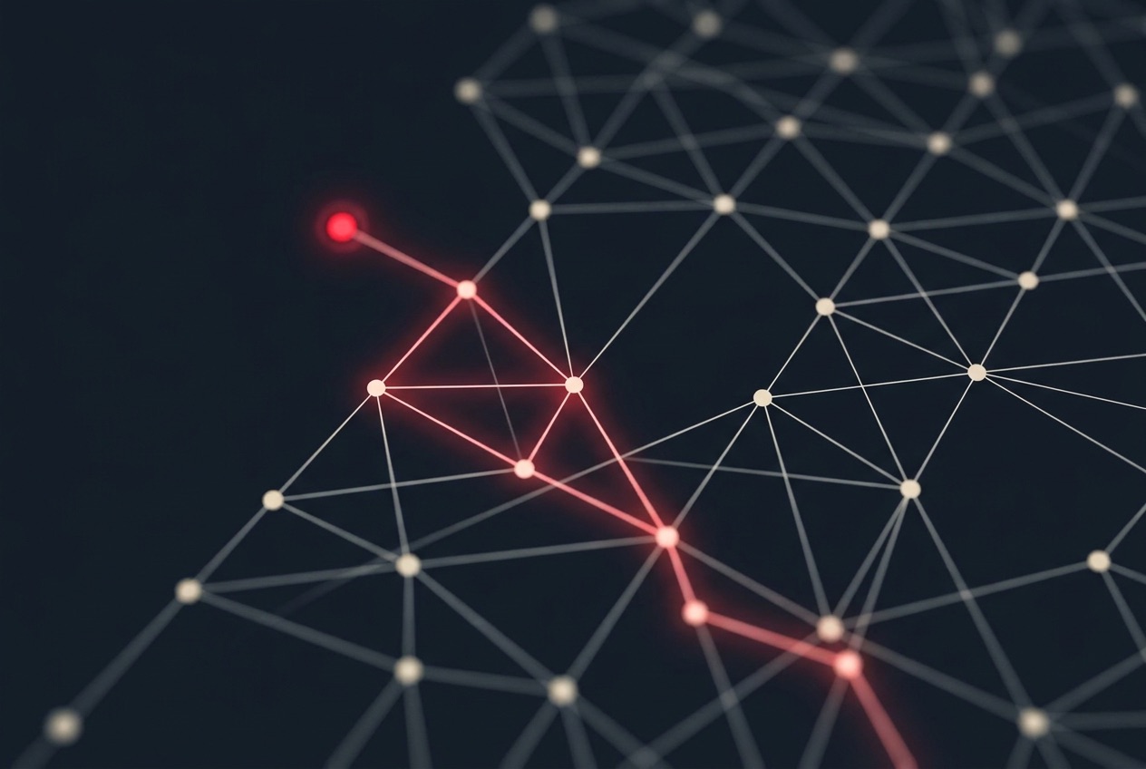 Abstract constellation artwork for the Operations sector