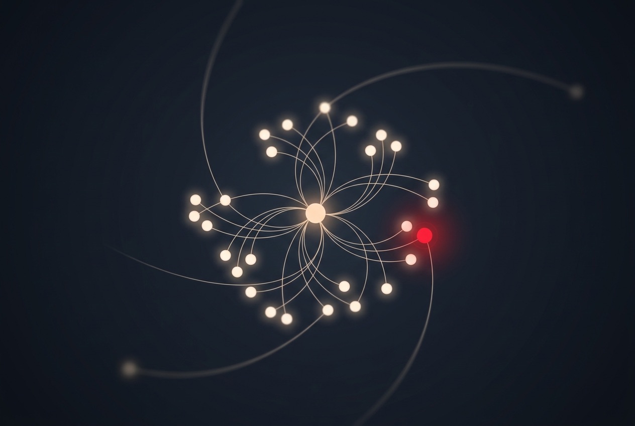 Abstract constellation artwork for the Support sector